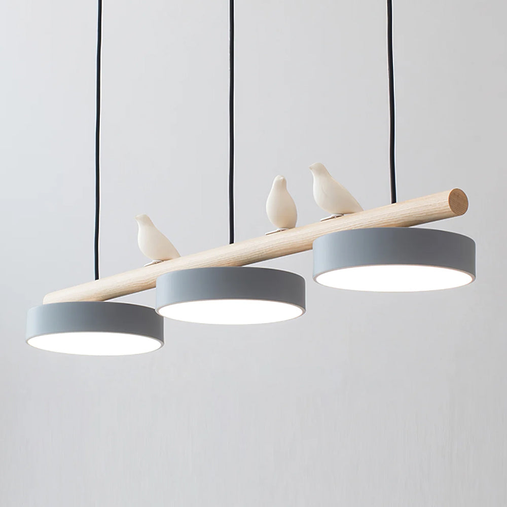 LyraNest Nature Inspired Bird Motif Pendant Light — Integrated LED Source