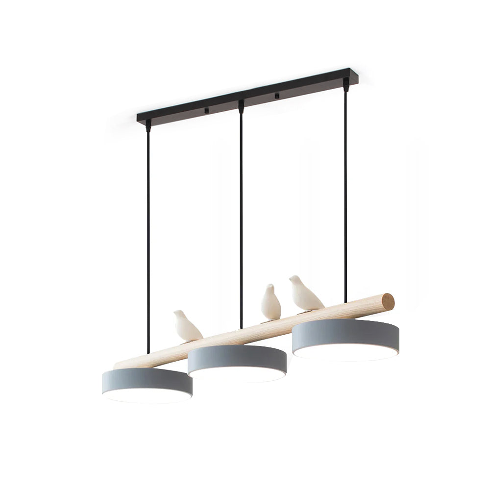 LyraNest Nature Inspired Bird Motif Pendant Light — Integrated LED Source