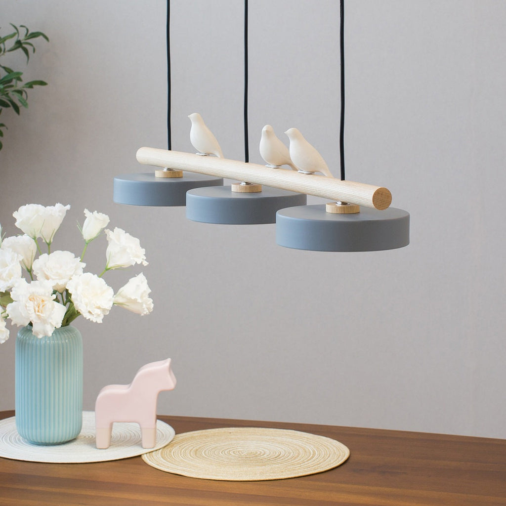 LyraNest Nature Inspired Bird Motif Pendant Light — Integrated LED Source