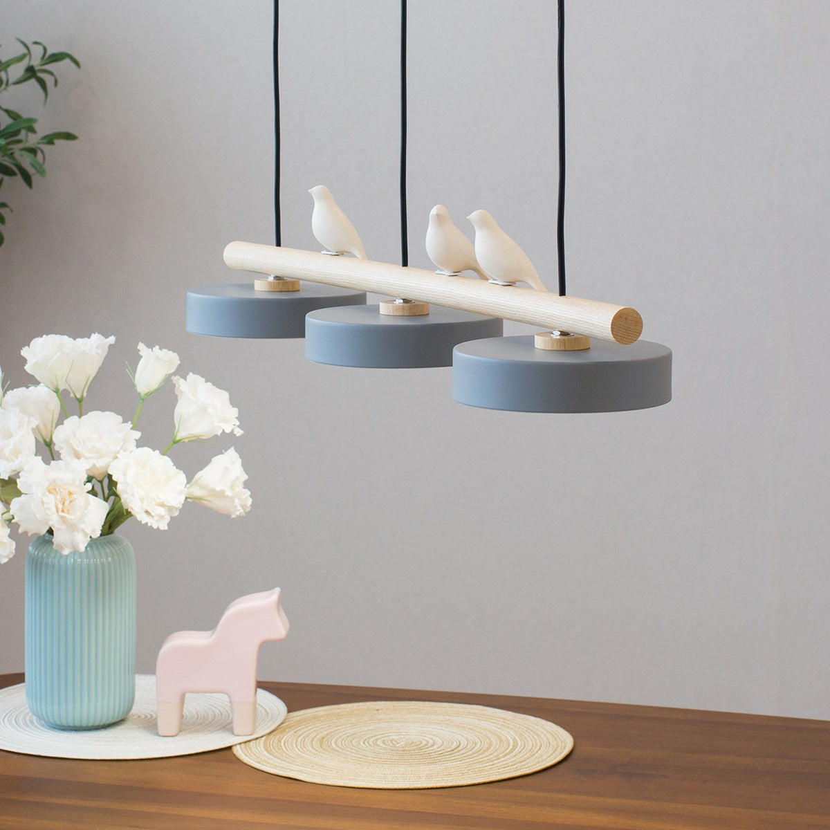 LyraNest Nature Inspired Bird Motif Pendant Light — Integrated LED Source
