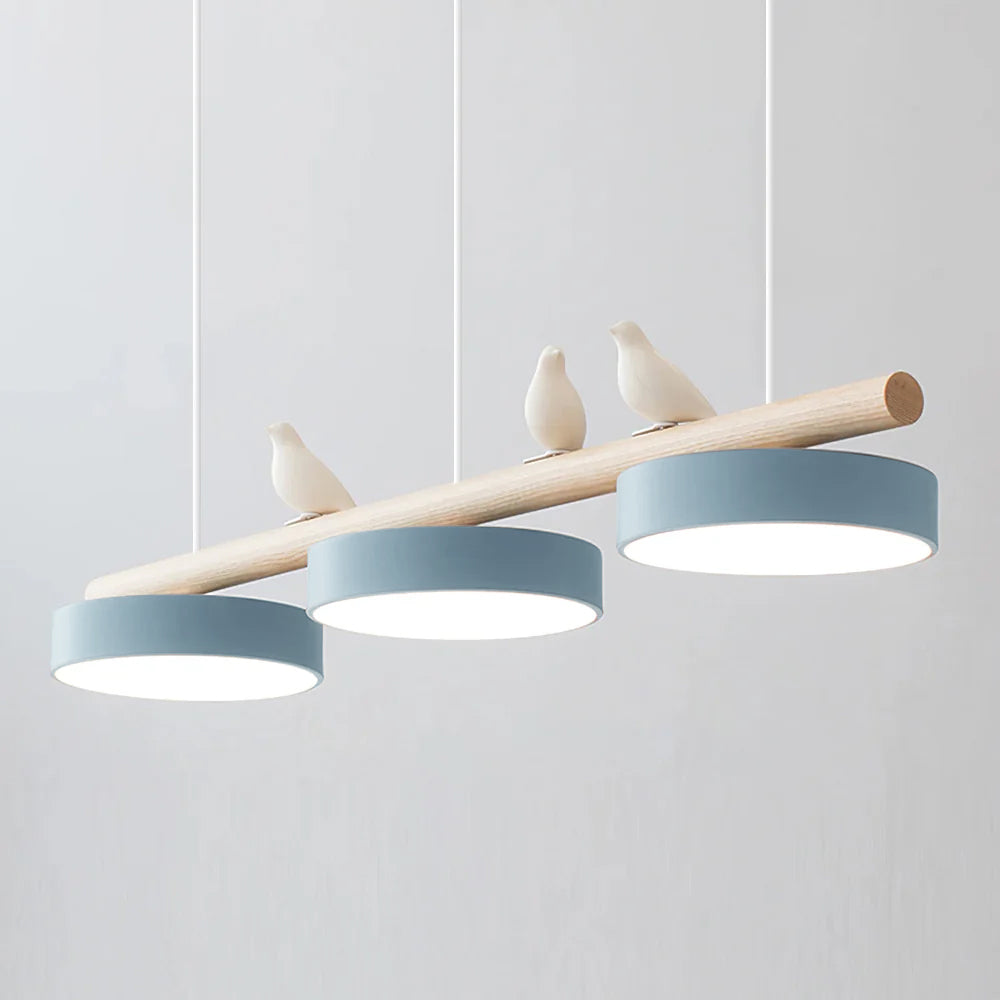 LyraNest Nature Inspired Bird Motif Pendant Light — Integrated LED Source