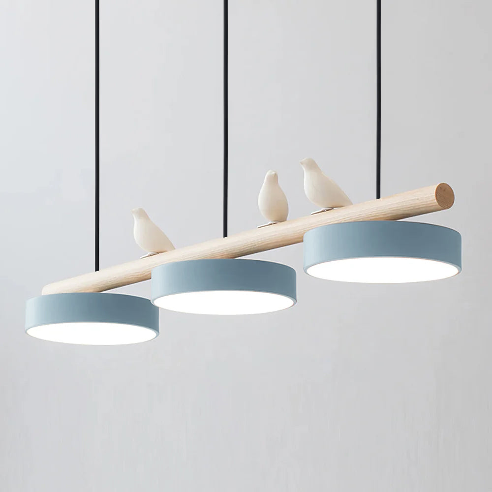 LyraNest Nature Inspired Bird Motif Pendant Light — Integrated LED Source