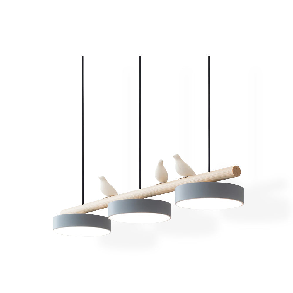 LyraNest Nature Inspired Bird Motif Pendant Light — Integrated LED Source