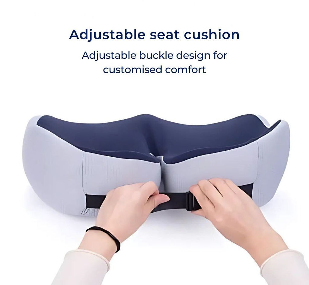 AetherFlex ergonomisk sædehynde i memoryskum — design til støtte af kropsholdningen