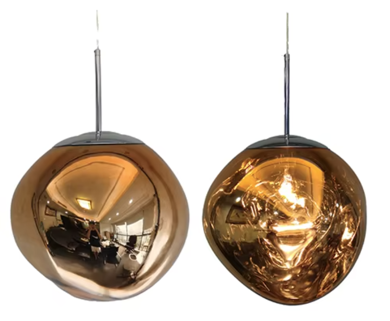Nova Melt Modern Ceiling Pendant Light — Lava Finish, Adjustable Cord Suspension