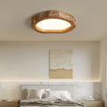 Lampa sufitowa LumaHaven z delikatnym światłem — neutralne wykończenie, nowoczesny nastrojowy design