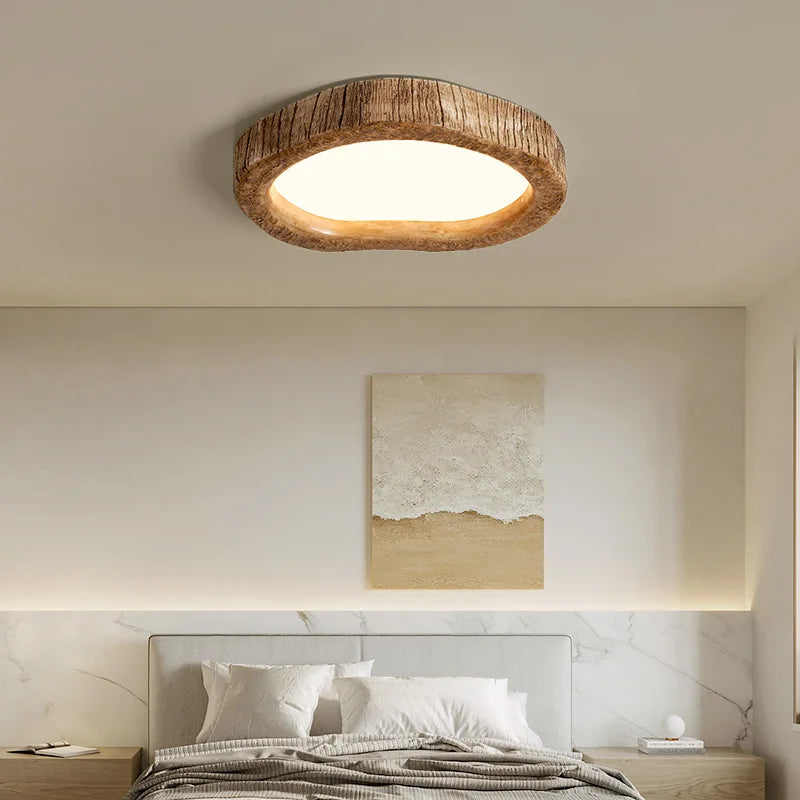 LumaHaven Soft Glow Ceiling Light — Neutral Finish, Modern Ambient Design