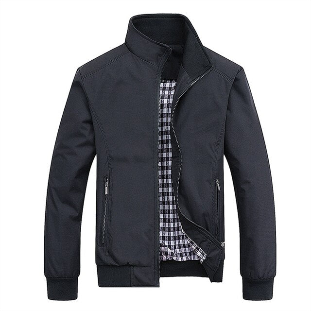 Herenbomberjack met slim fit - lichtgewicht stijl voor lente en herfst