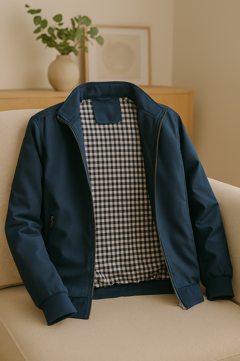 Herenbomberjack met slim fit - lichtgewicht stijl voor lente en herfst