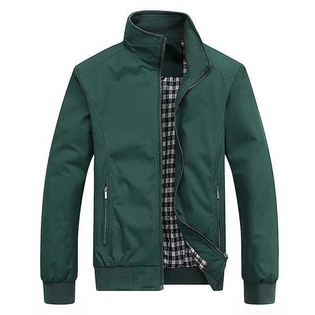 Herenbomberjack met slim fit - lichtgewicht stijl voor lente en herfst