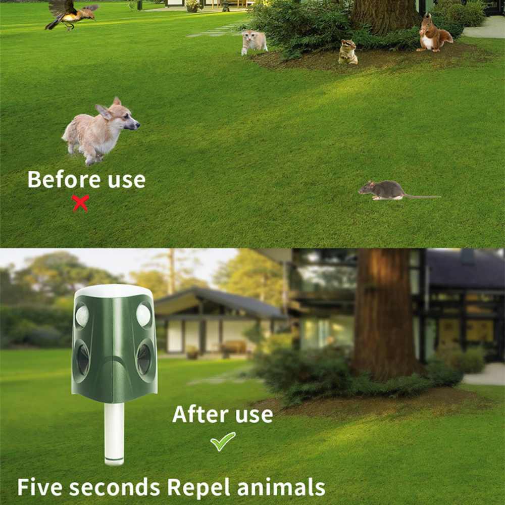 360° Animal Repellent Deterrent 3 in 1 | Filindra