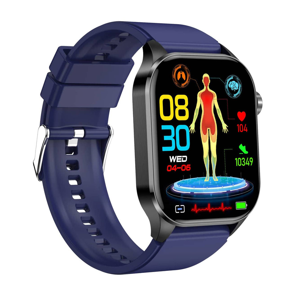 Smartwatch z EKG, monitorem ciśnienia krwi i tętna — iOS/Android