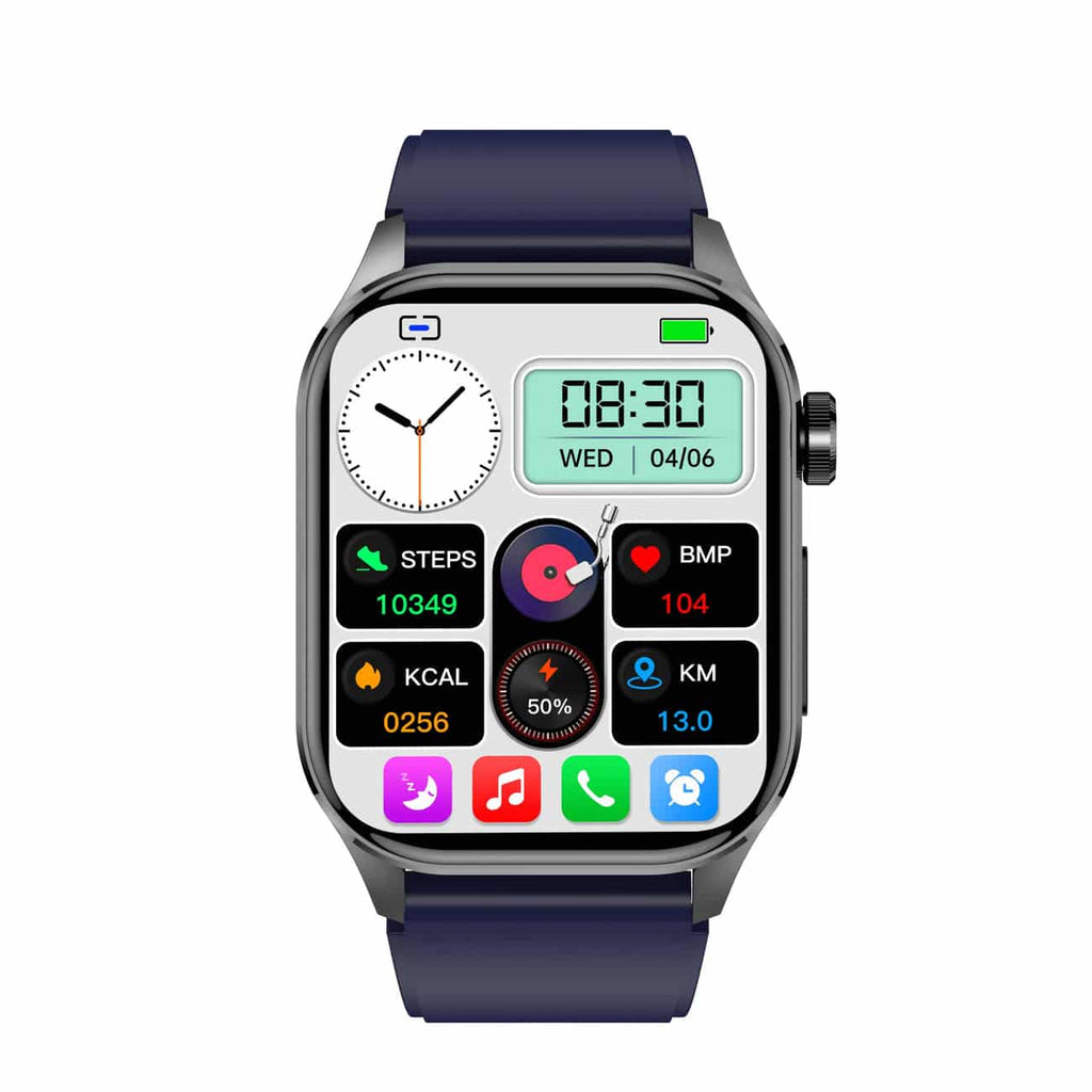 Smartwatch z EKG, monitorem ciśnienia krwi i tętna — iOS/Android