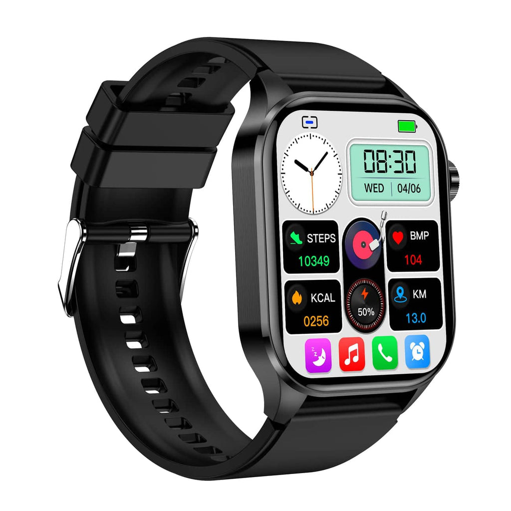 Smartwatch z EKG, monitorem ciśnienia krwi i tętna — iOS/Android