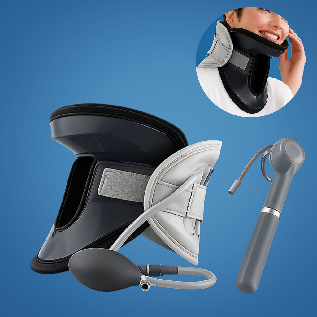 Collare di supporto cervicale Aurelia — Design per la trazione cervicale, decompressione spinale, allineamento posturale
