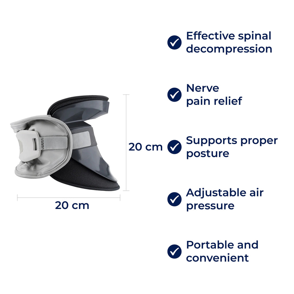 Collare di supporto cervicale Aurelia — Design per la trazione cervicale, decompressione spinale, allineamento posturale
