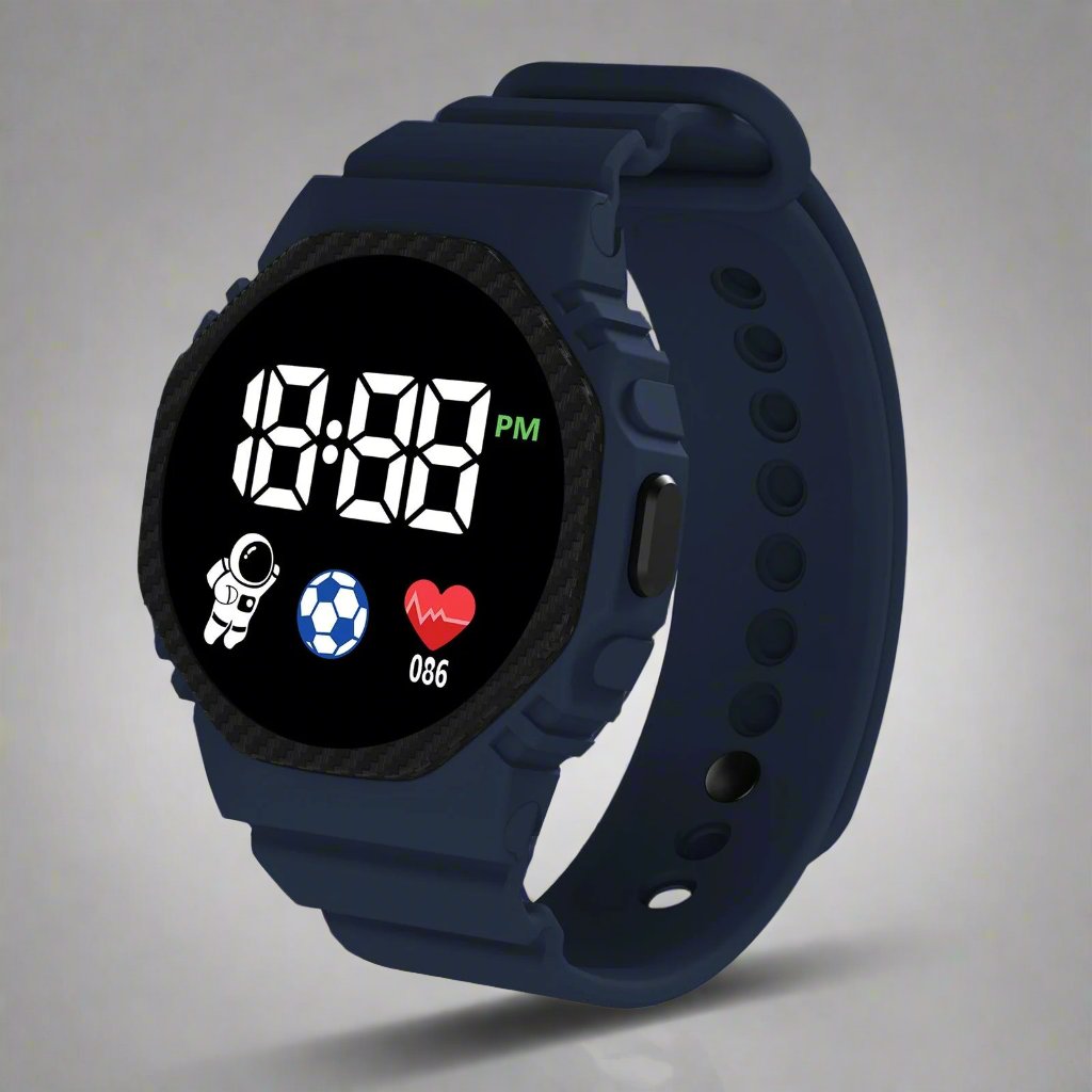 Adventturime Kids Digital Sports Watch — Bright LED Display, Waterproof Design
