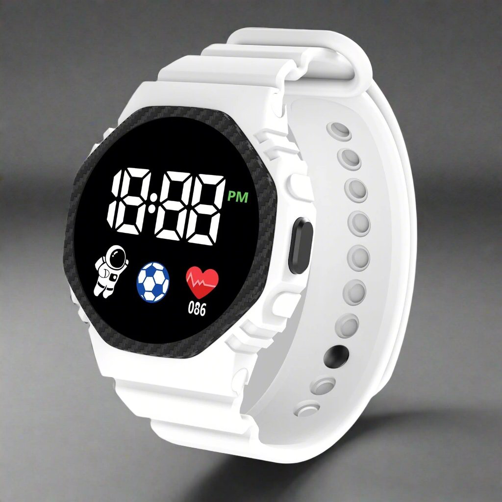Adventturime Kids Digital Sports Watch — Bright LED Display, Waterproof Design