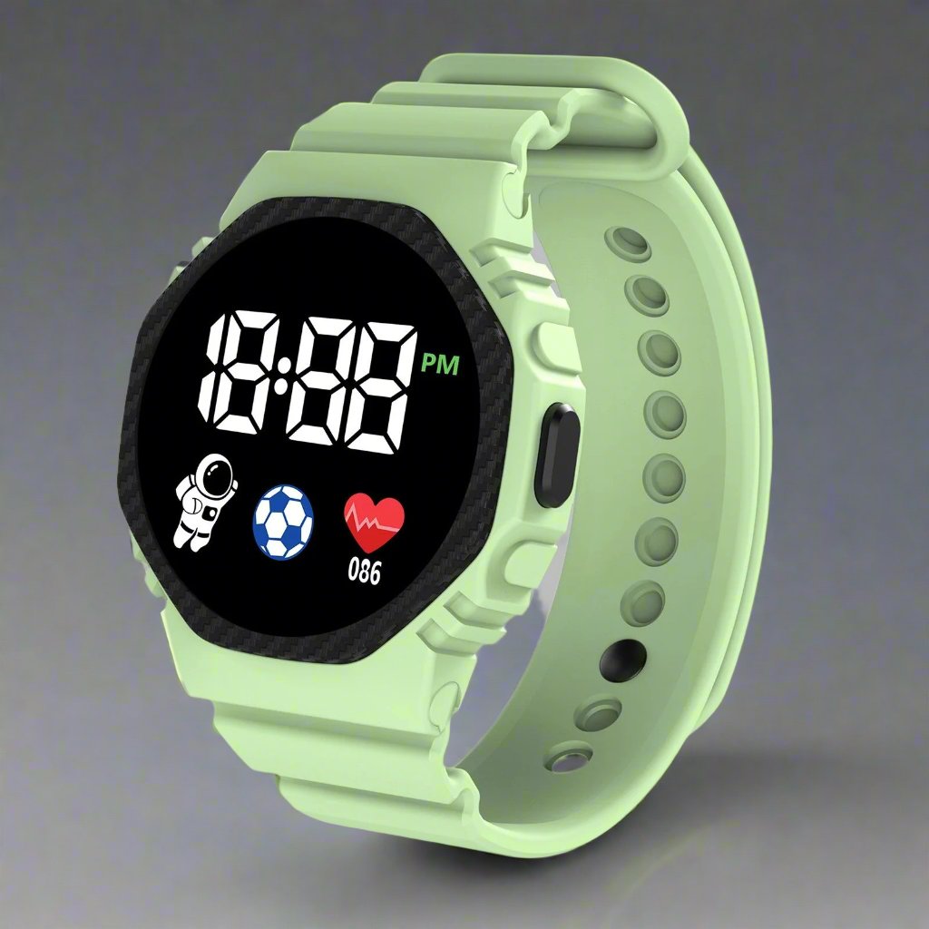 Adventturime Kids Digital Sports Watch — Bright LED Display, Waterproof Design