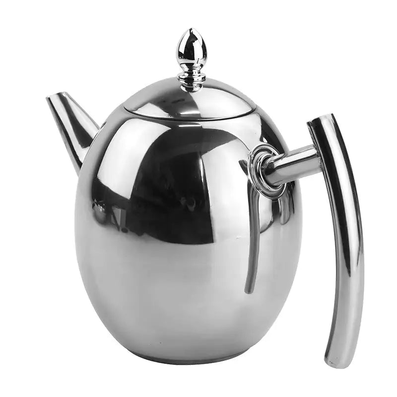 Teekanne aus Edelstahl Tea Pawn mit integriertem Teesieb