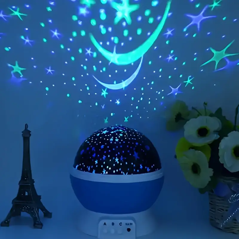 Luna Star Projector Nachtlampe — Magisches Licht für einen Sternenhimmel