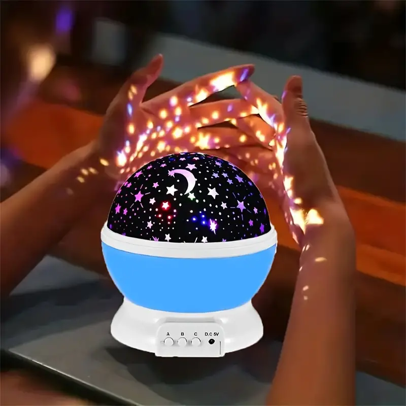 Luna Star Projector Nachtlampe — Magisches Licht für einen Sternenhimmel