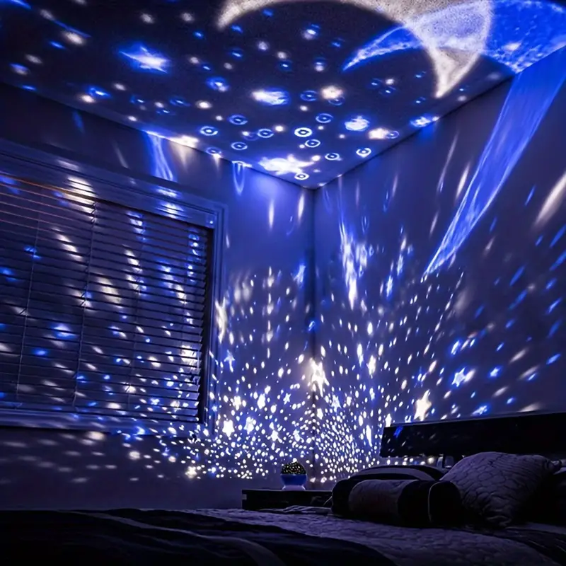 Luna Star Projector Nachtlampe — Magisches Licht für einen Sternenhimmel