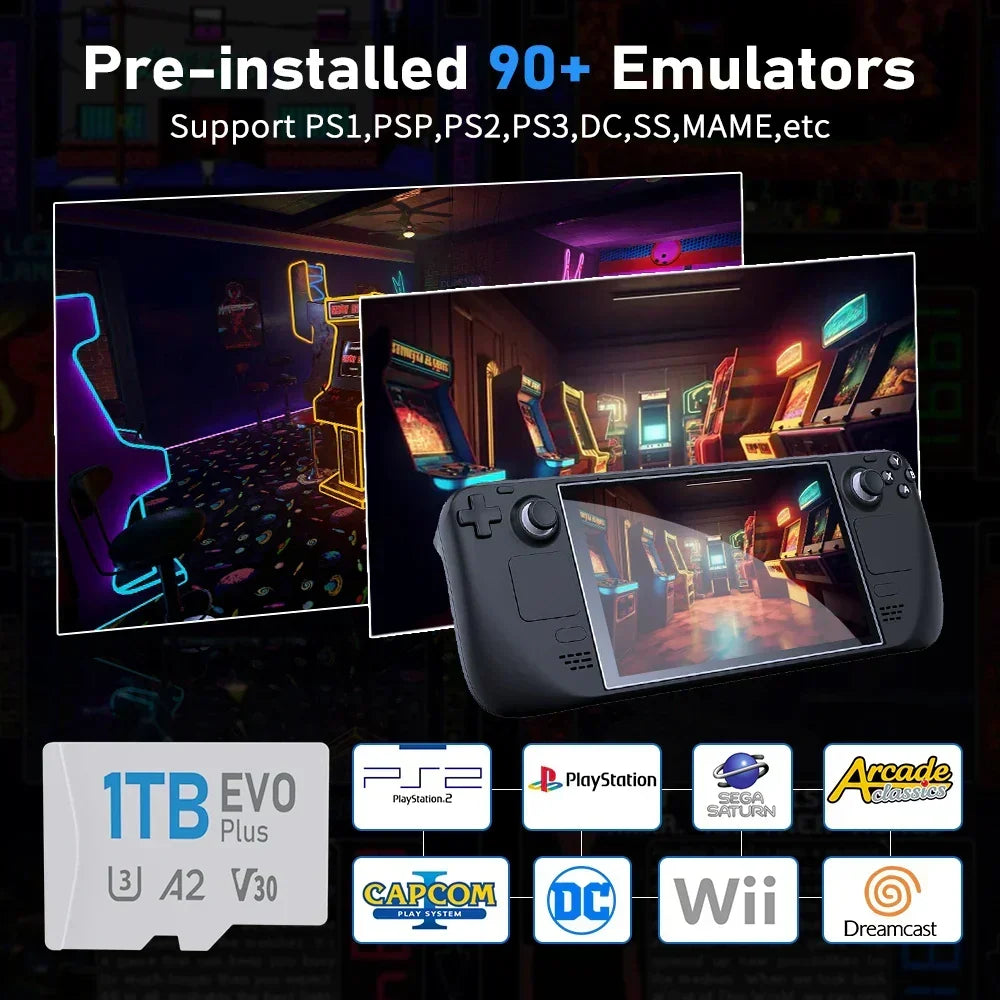Batocera Micro SD Card 512GB/1TB for Steam Deck LCD & OLED
