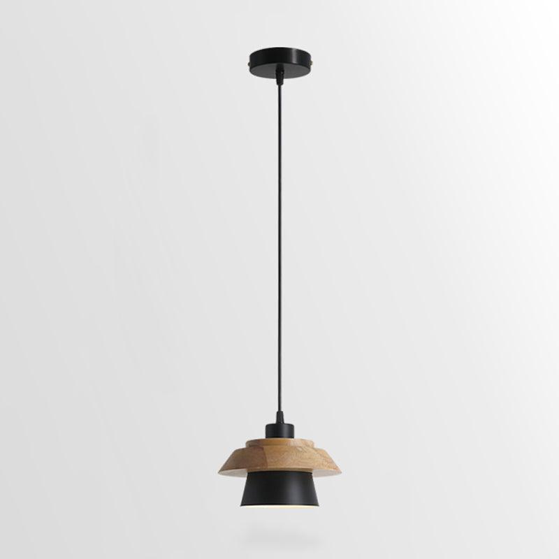 SylvaStone Stone and Wood Pendant Light for Living Rooms