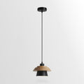 SylvaStone Stone and Wood Pendant Light for Living Rooms