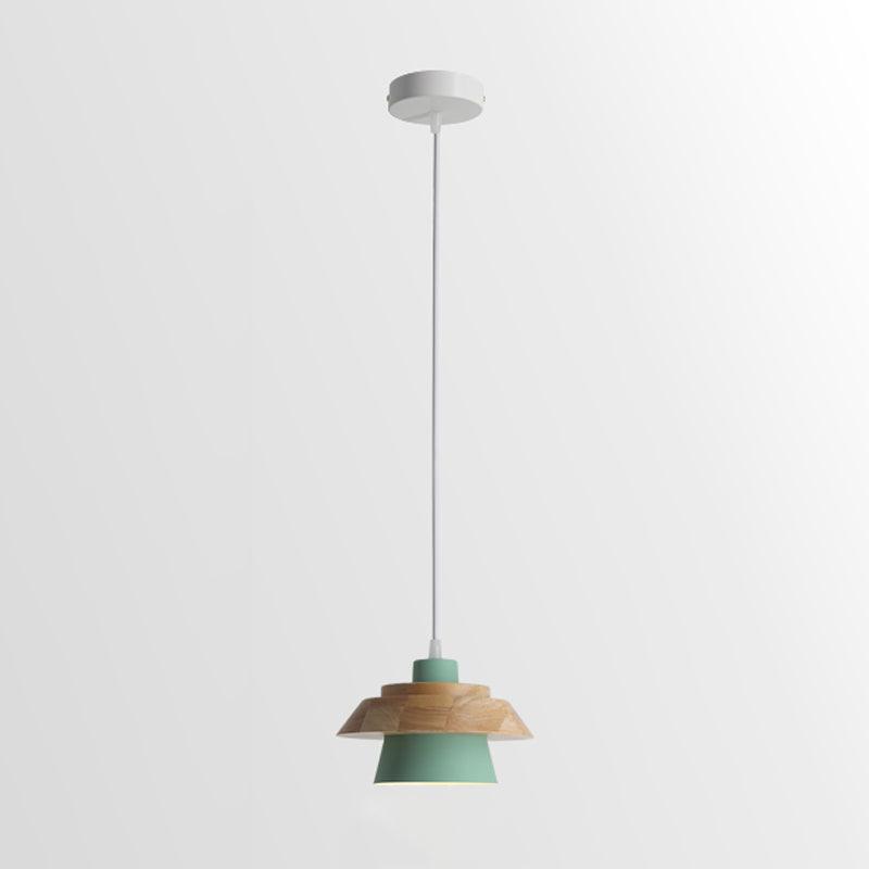 SylvaStone Stone and Wood Pendant Light for Living Rooms