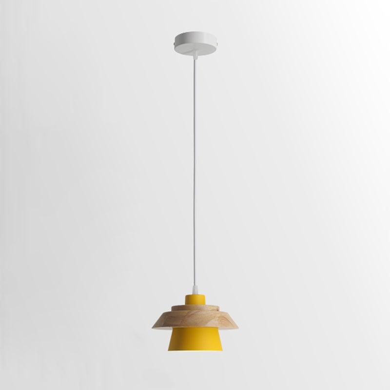 SylvaStone Stone and Wood Pendant Light for Living Rooms