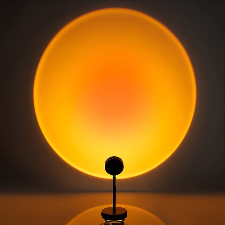 AuroraGlow Sunset USB-bureaulamp — USB-voeding met plug-and-play, levendige zonsondergangsgloed