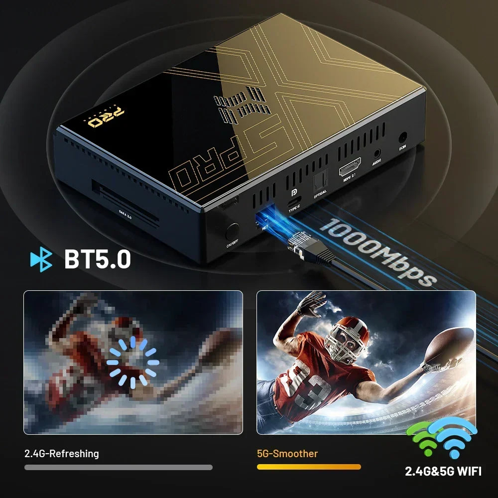 Sistema de videojuegos Super Console X5 Pro RK3588s — GPU G610 MP4