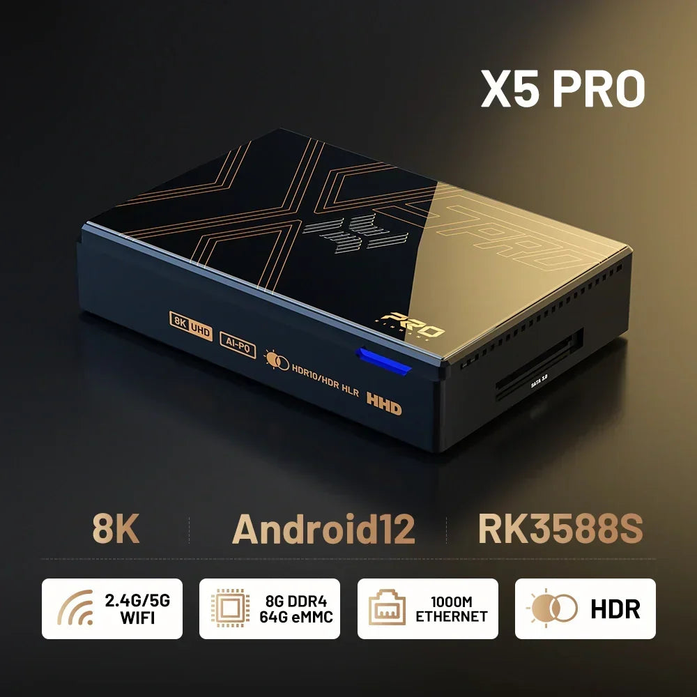 Sistema de videojuegos Super Console X5 Pro RK3588s — GPU G610 MP4