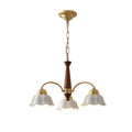 Aurela Mid Century Copper Ceramic Chandelier For Modern Living Rooms