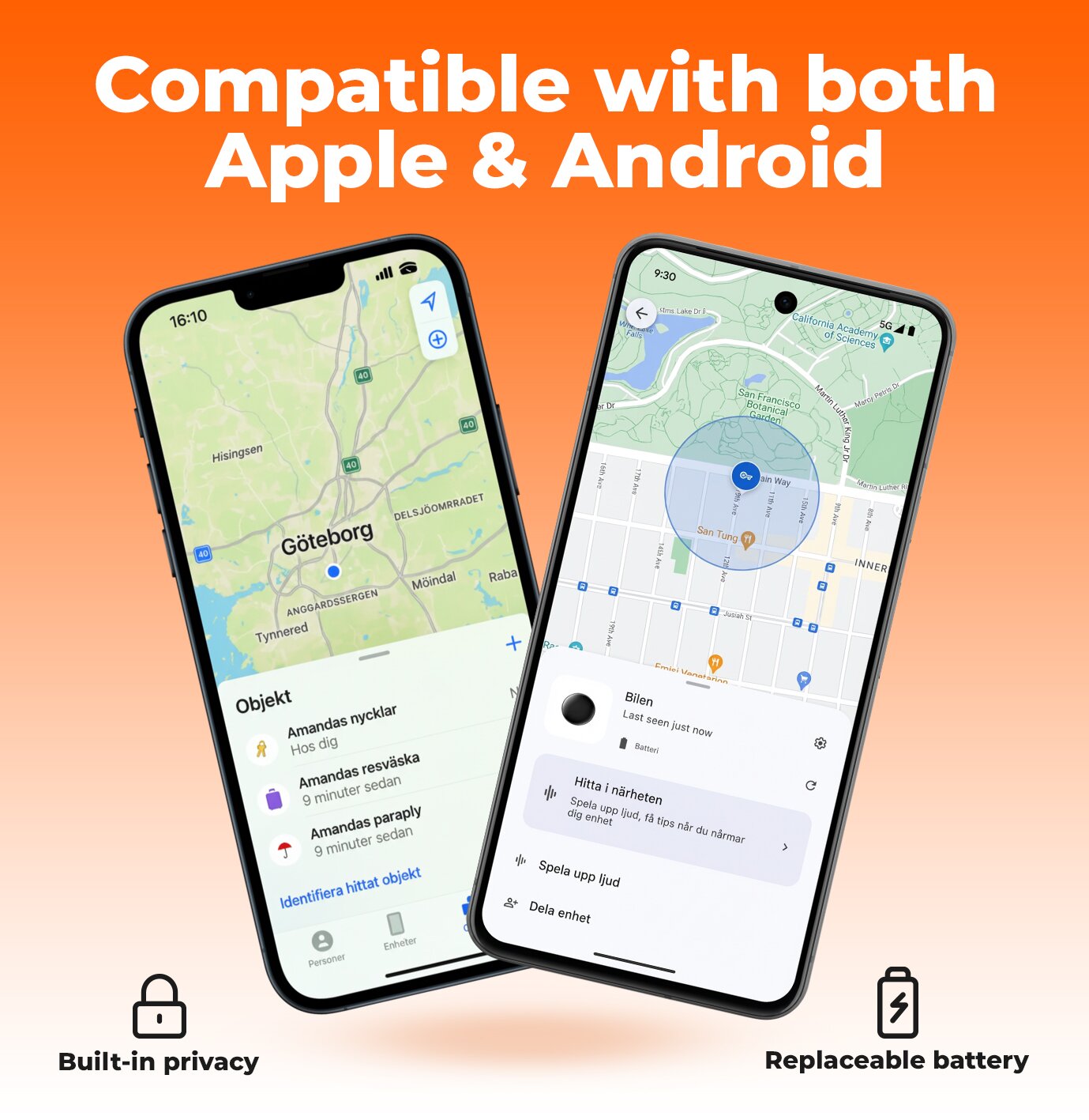 Localizador GPS magnético para automóvel — localização em tempo real através de uma aplicação para smartphone