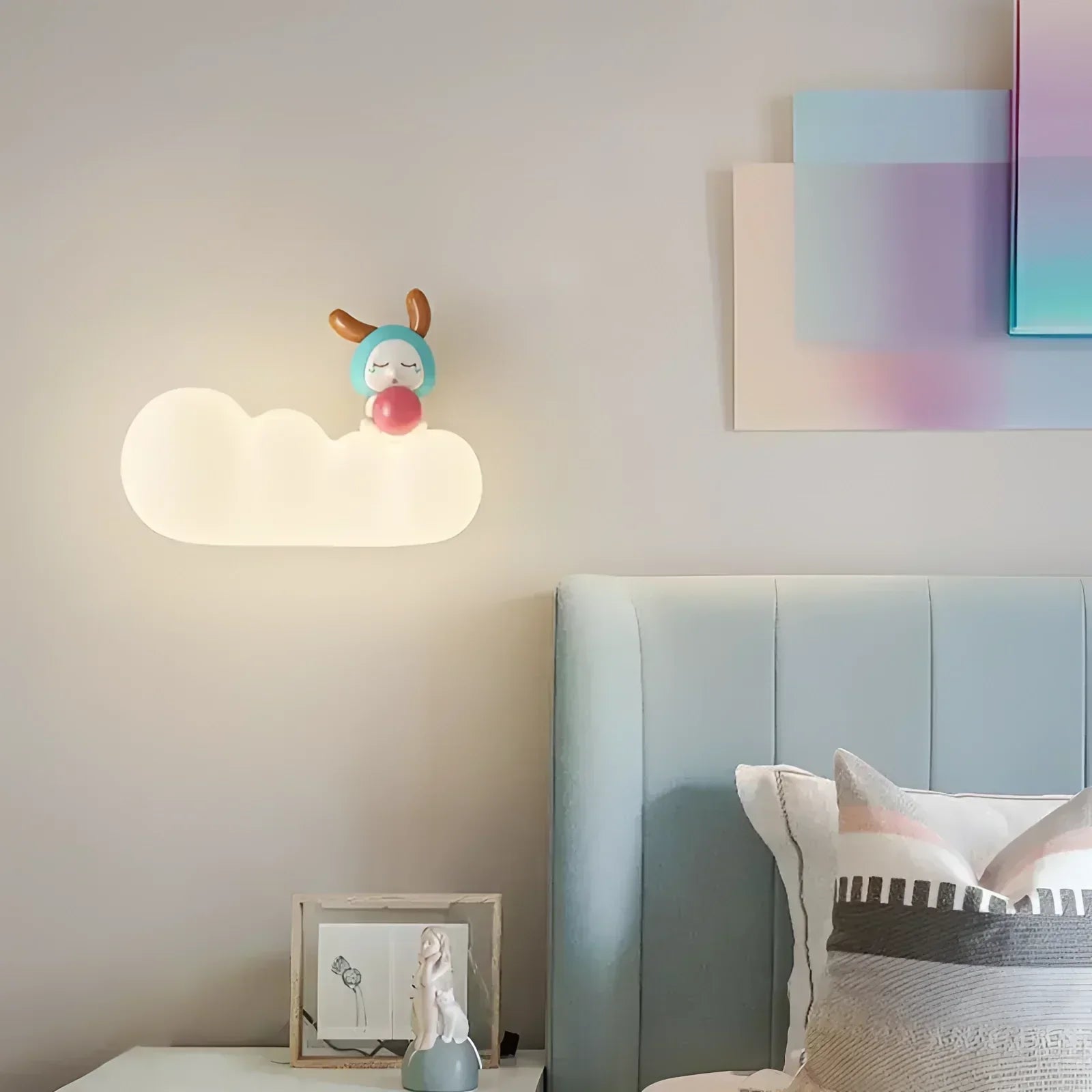 LumaCloud Dimmable Cloud Silhouette Wall Light