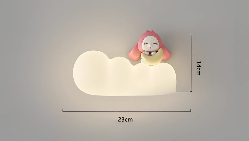 LumaCloud Dimmable Cloud Silhouette Wall Light