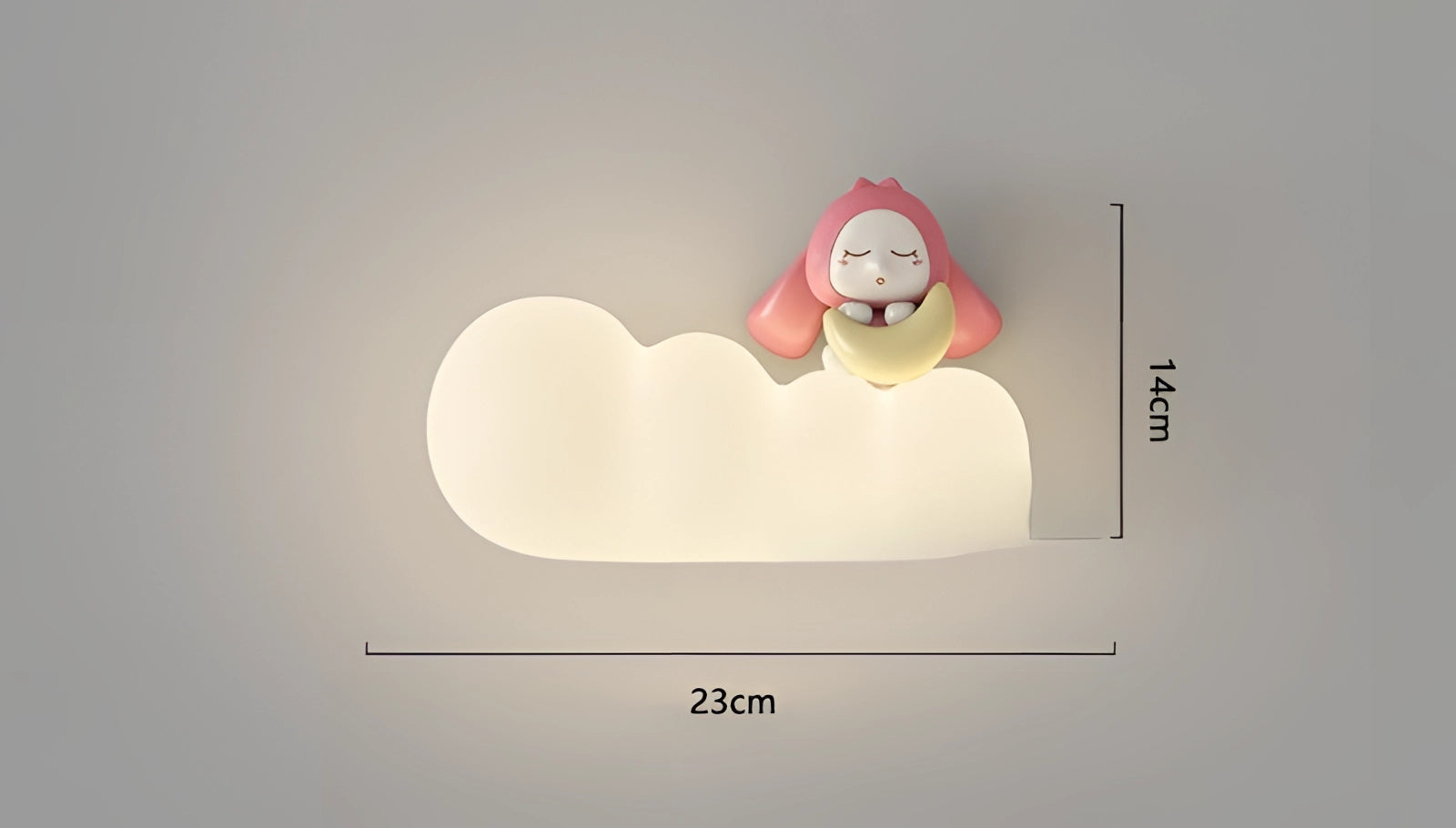 LumaCloud Dimmable Cloud Silhouette Wall Light