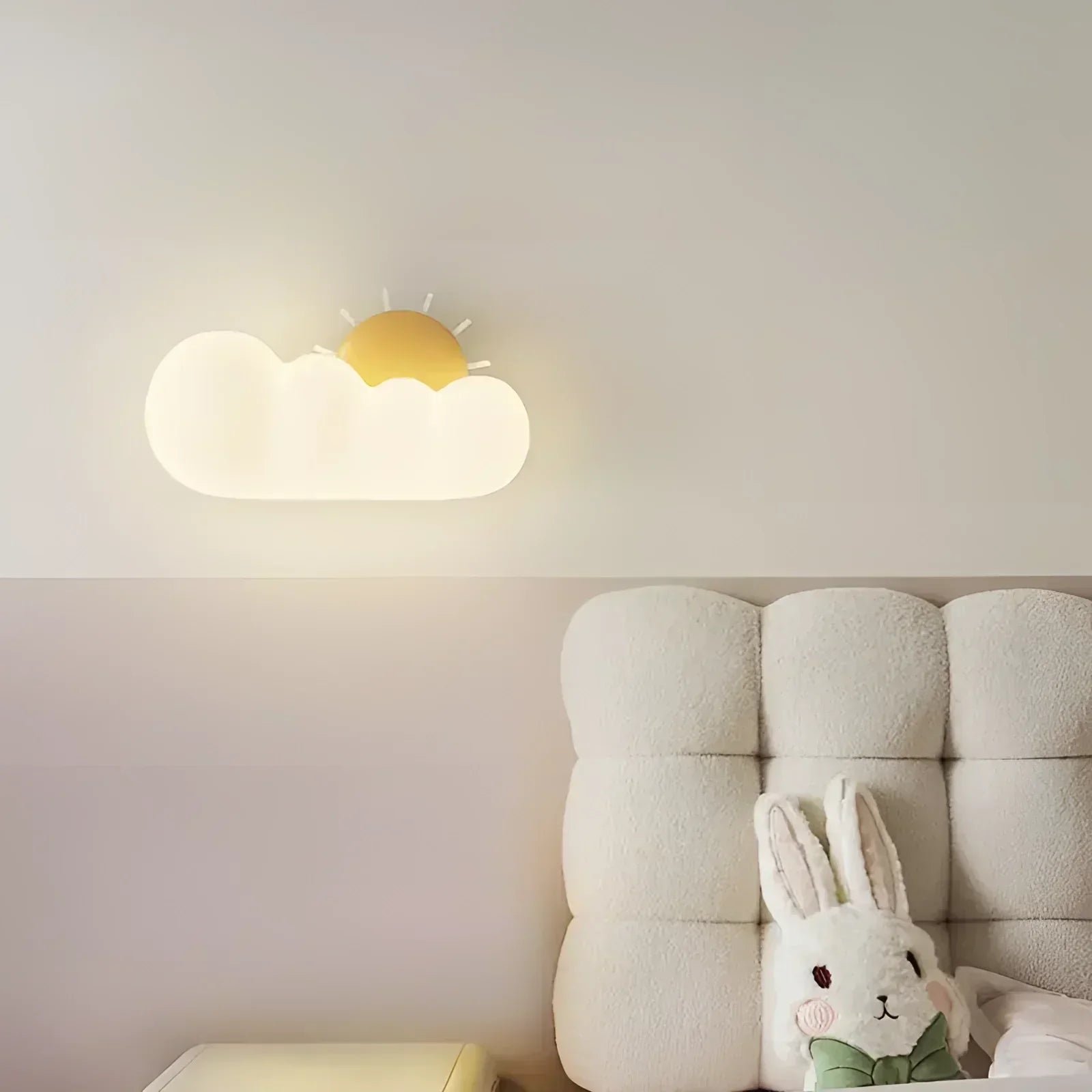 LumaCloud Dimmable Cloud Silhouette Wall Light