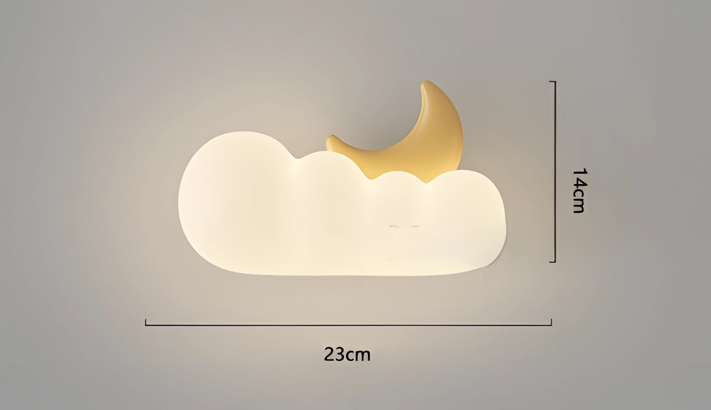 LumaCloud Dimmable Cloud Silhouette Wall Light