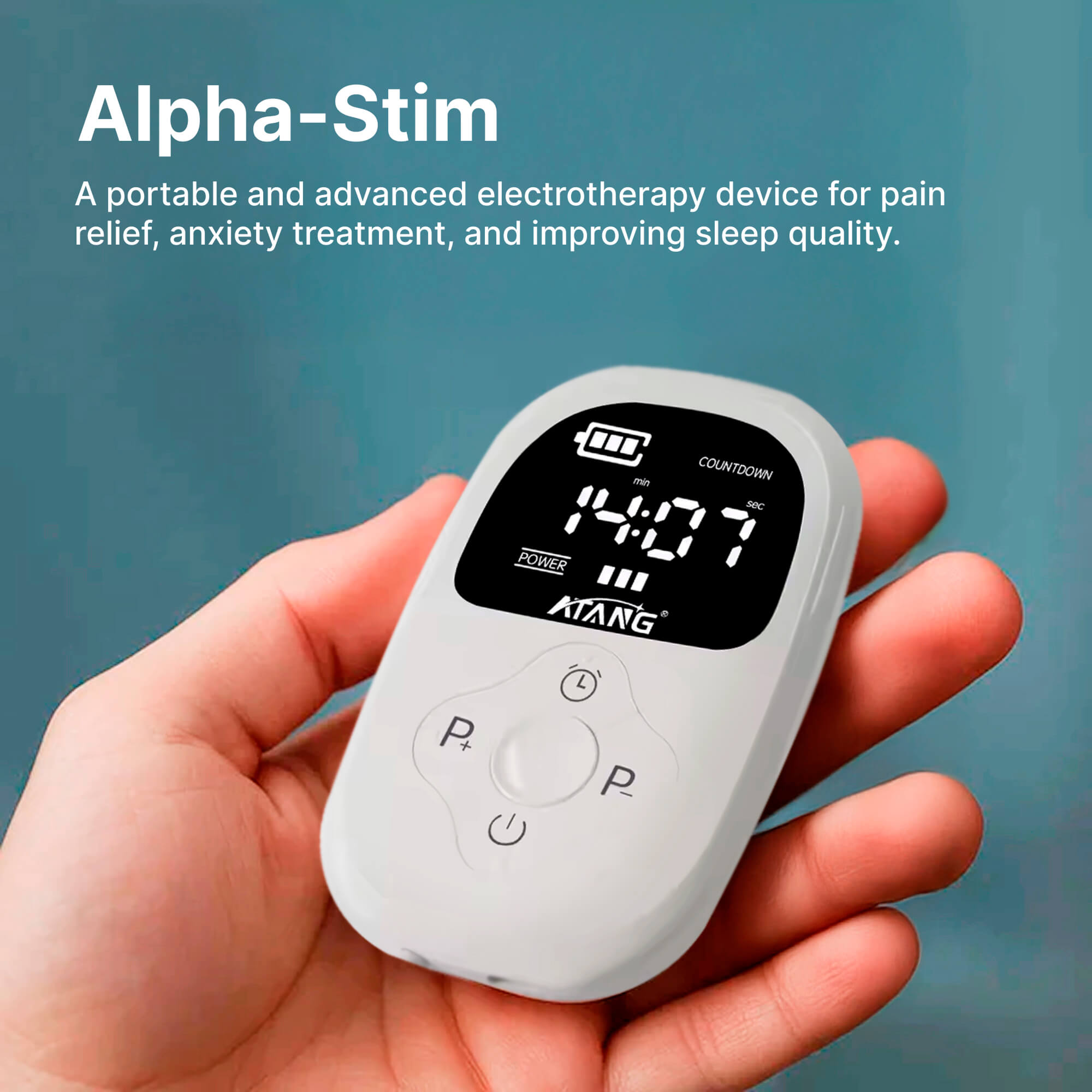 Alpha Stim CES 頭蓋電気療法刺激装置 — 睡眠補助機器