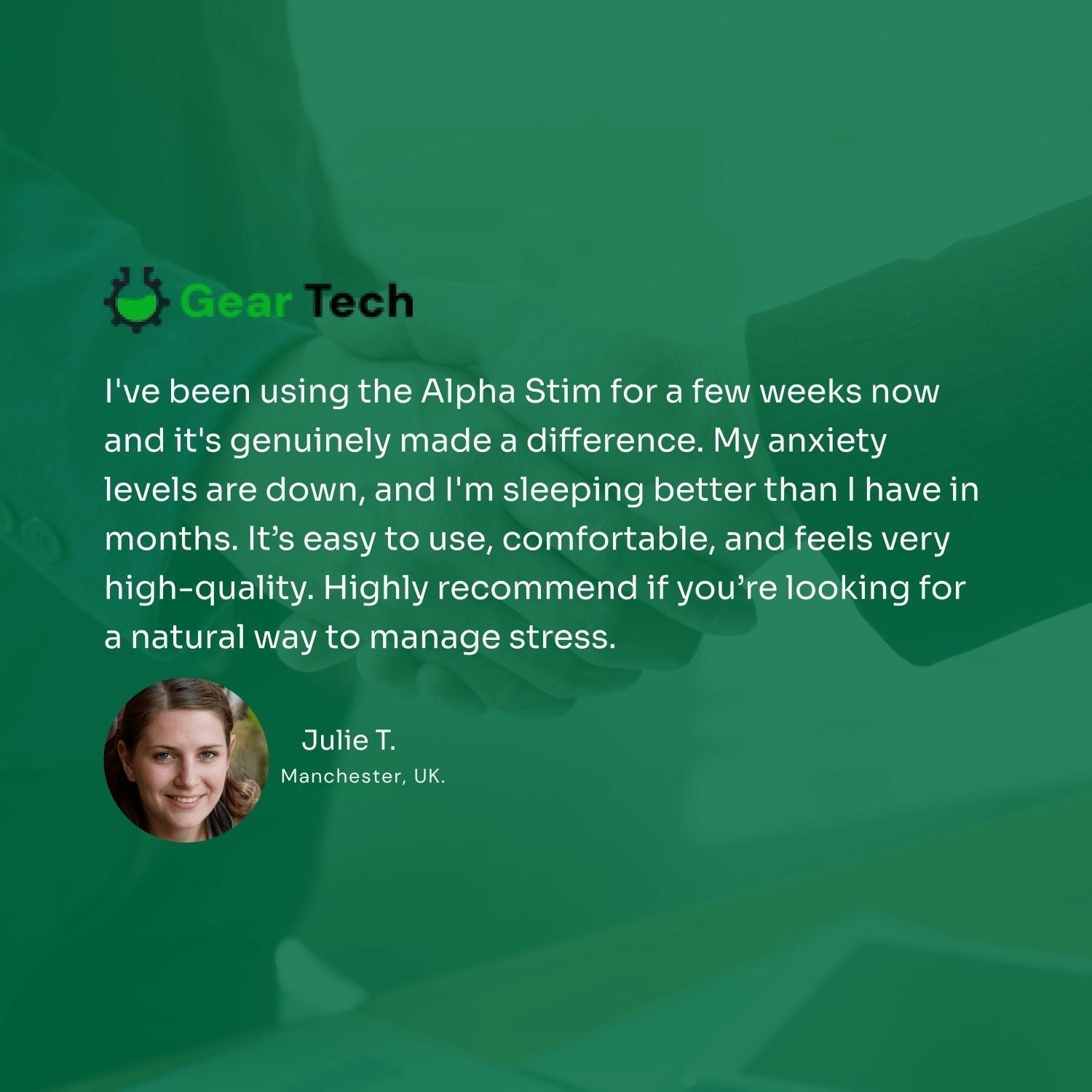 Alpha Stim CES 頭蓋電気療法刺激装置 — 睡眠補助機器