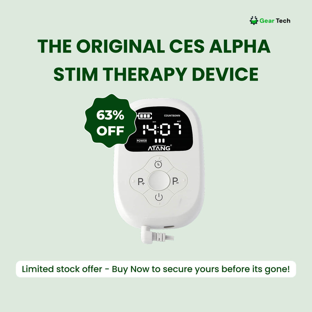 Alpha Stim CES 頭蓋電気療法刺激装置 — 睡眠補助機器