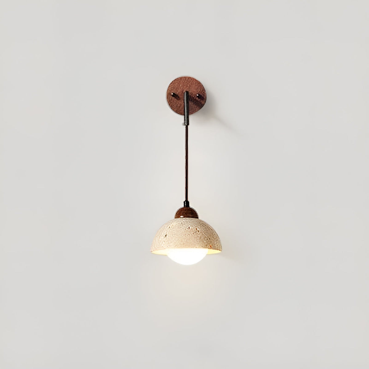 Tia Travertine Wall Lamp — Elegant Soft Ambient Lighting
