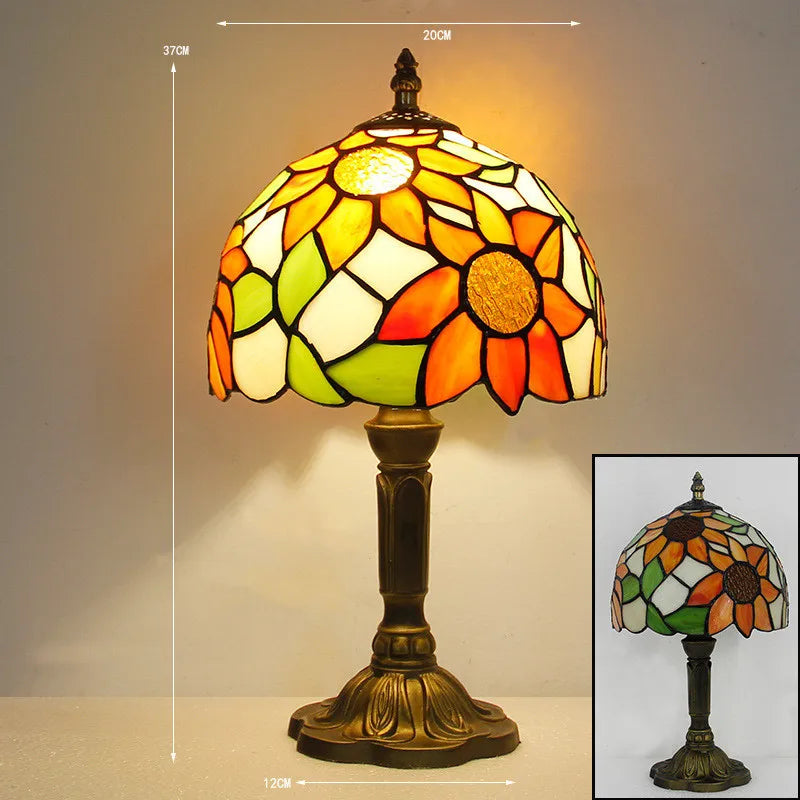 Lampe de bureau Tiffany RadiantHue — éclairage d’appoint chaleureux et coloré