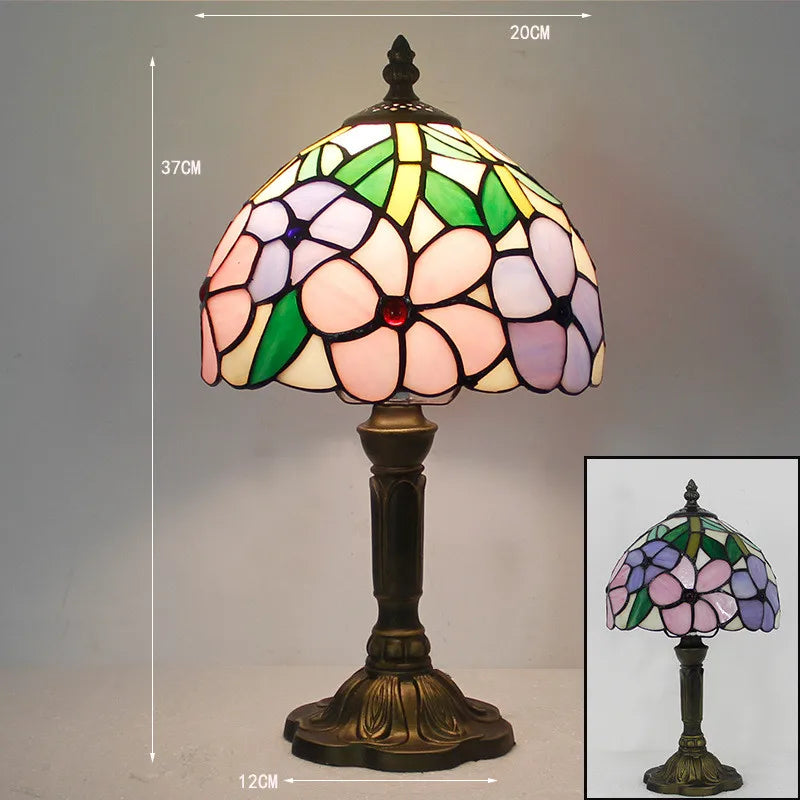 Lampe de bureau Tiffany RadiantHue — éclairage d’appoint chaleureux et coloré