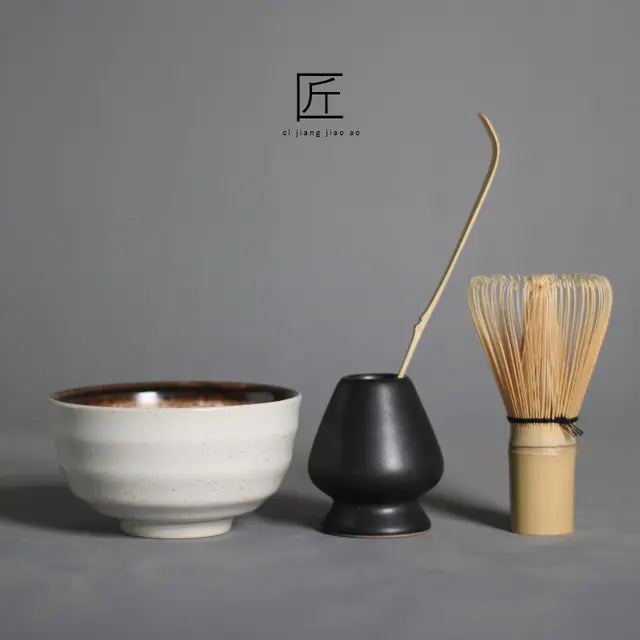 Traditionelles Matcha-Geschenkset — Zenmatcha-Set für die japanische Teezeremonie