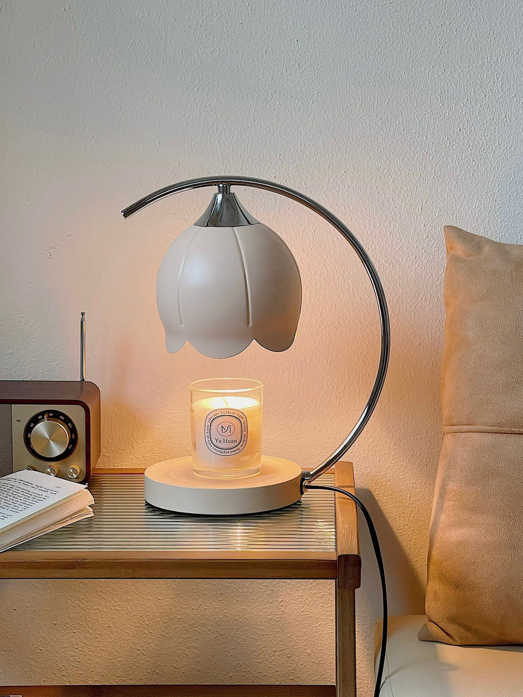 Tulip Candle Warmer Lamp — Flameless Scented Candle Heating System